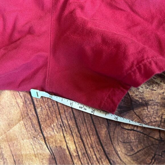 Red Madewell Linen Shorts Size M - Picture 5 of 6